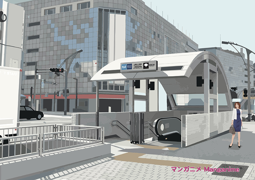 Ueno-Hirokoji Station 上野広小路駅